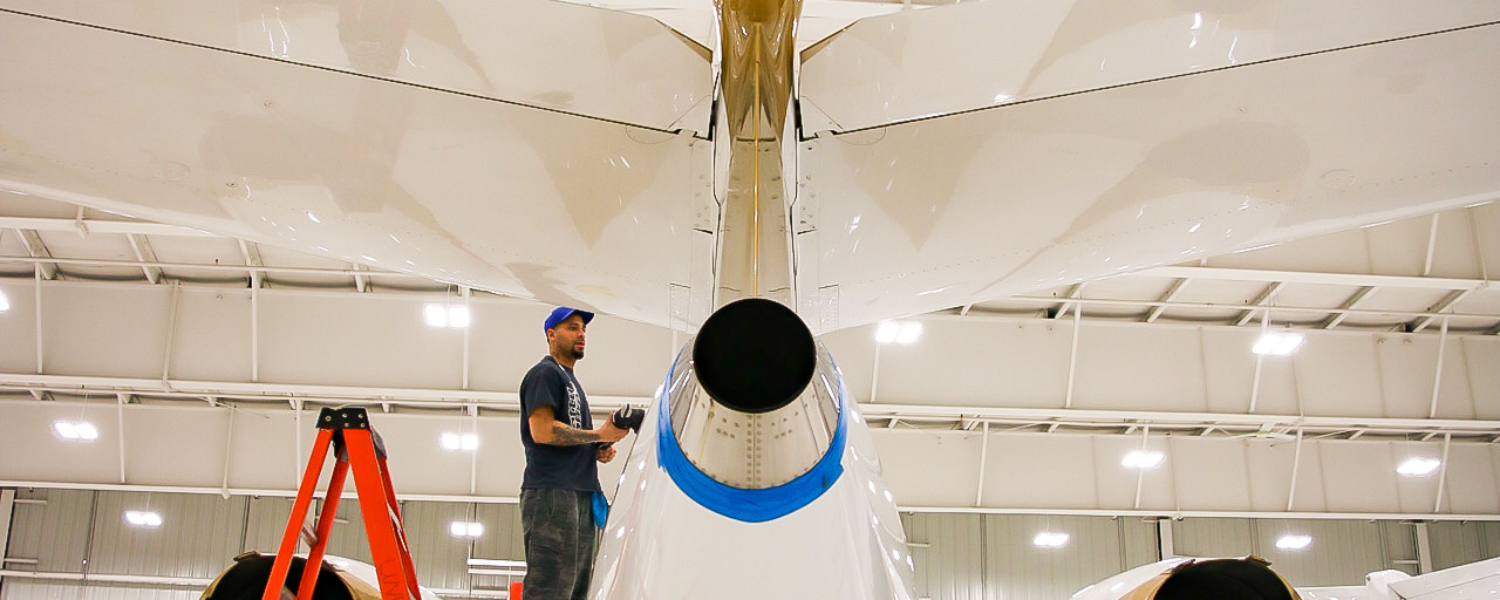 Private jet detailing NH